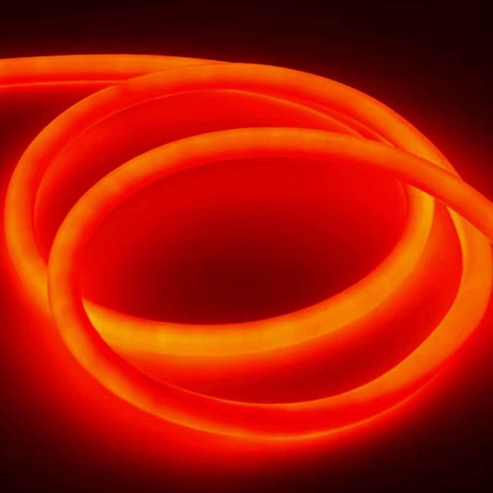 Neon Flex 360° svetelná hadica 5m – oranžová, 18 mm, 50W, 24V, IP65