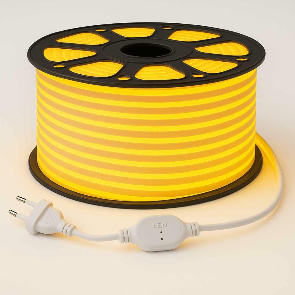 Neón FLEX 8/16 230V 12W 120D – Žltá, 1 meter