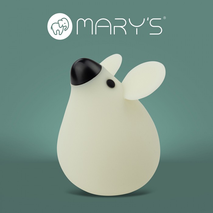 Nočná LED lampa MARY'S Myš biela