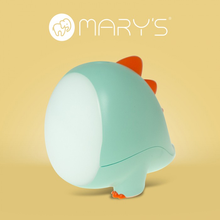 Nočné svetlo MARY'S LED Dinosaur zelené