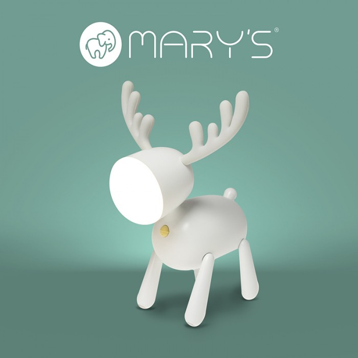 Nočné svetlo MARY'S White Deer LED