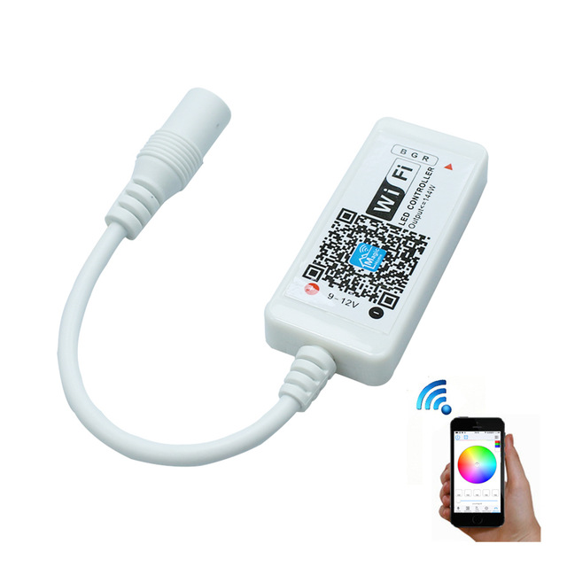 Ovládač mini WIFI RGB  5V - 28V 8A