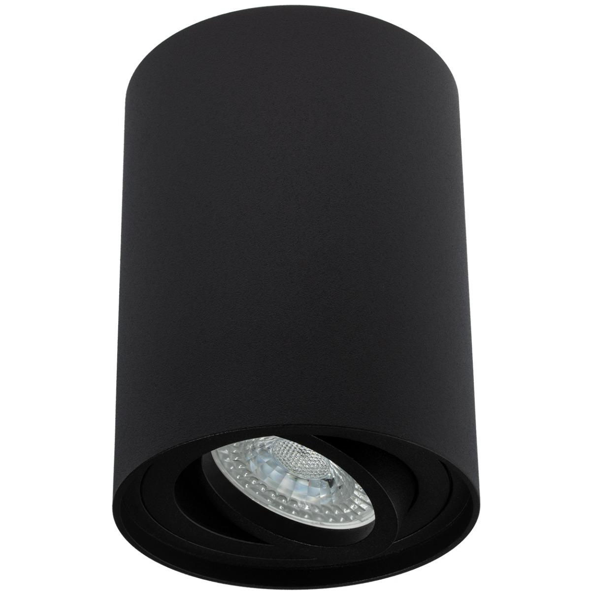 Podhľadové bodové svietidlo AMAT-L GU10 okrúhle čierna 115mm