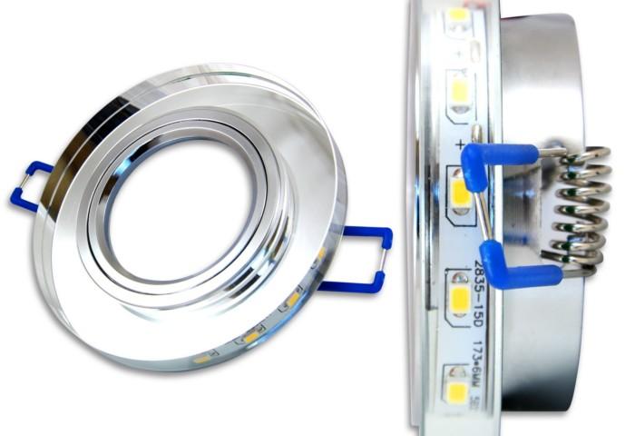 Podhľadové bodové svietidlo - okrúhle LED pásik 3W neutrálna biela