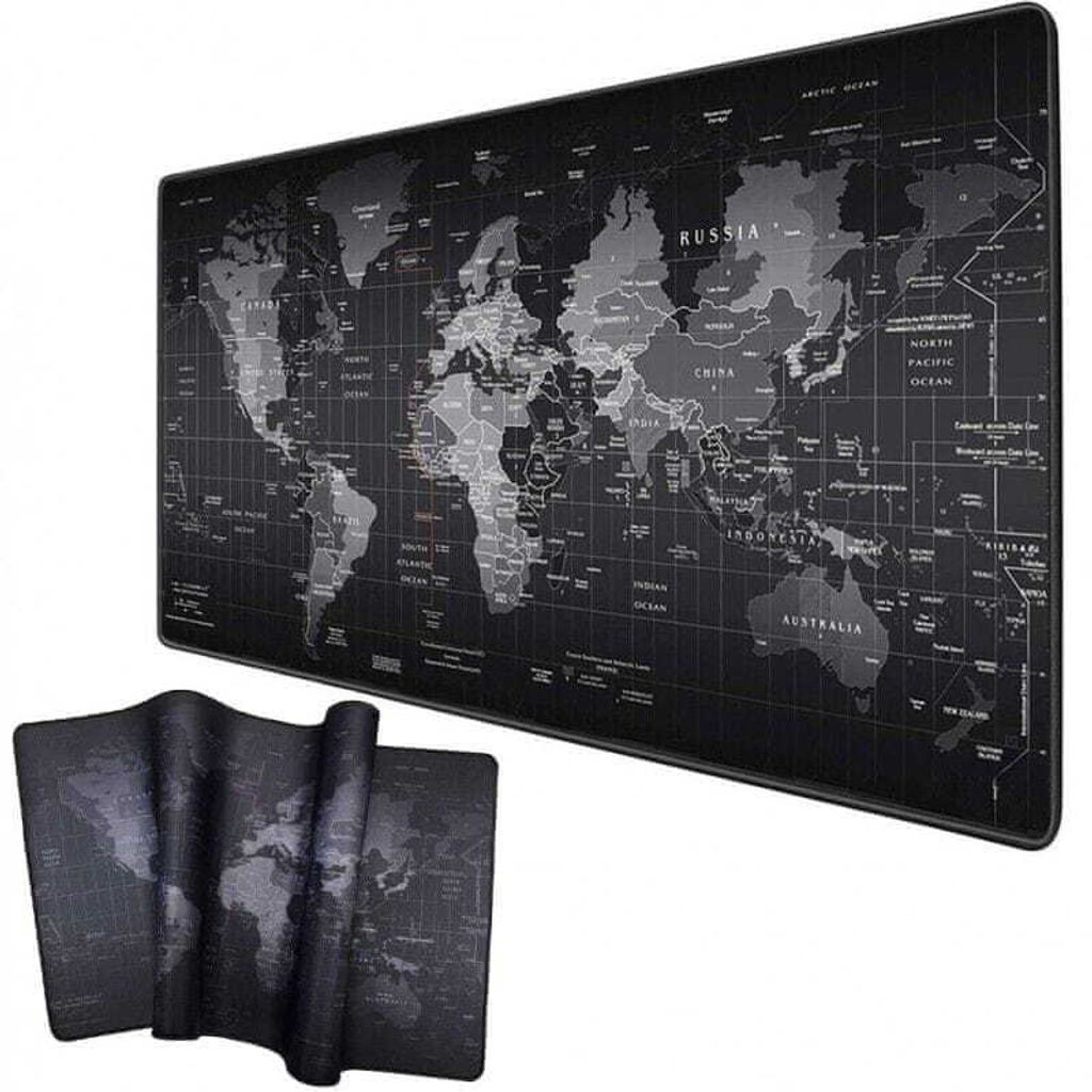 Podložka pod myš a klávesnicu Mapa sveta 80x30 cm
