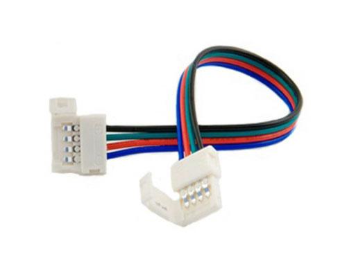 Prepojovací kábel pre LED pásik RGB, 10mm s káblom