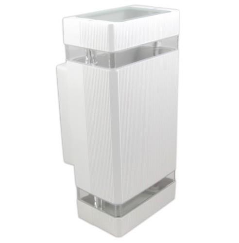 Architektonické biele svietidlo Hana 2x GU10