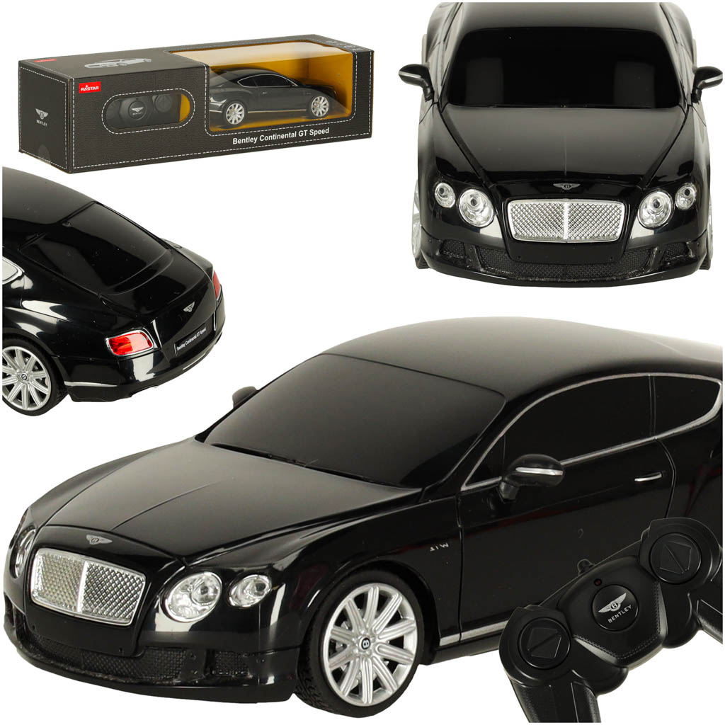 RC auto Rastar 48600 Bentley Continental GT 1:24 čierne