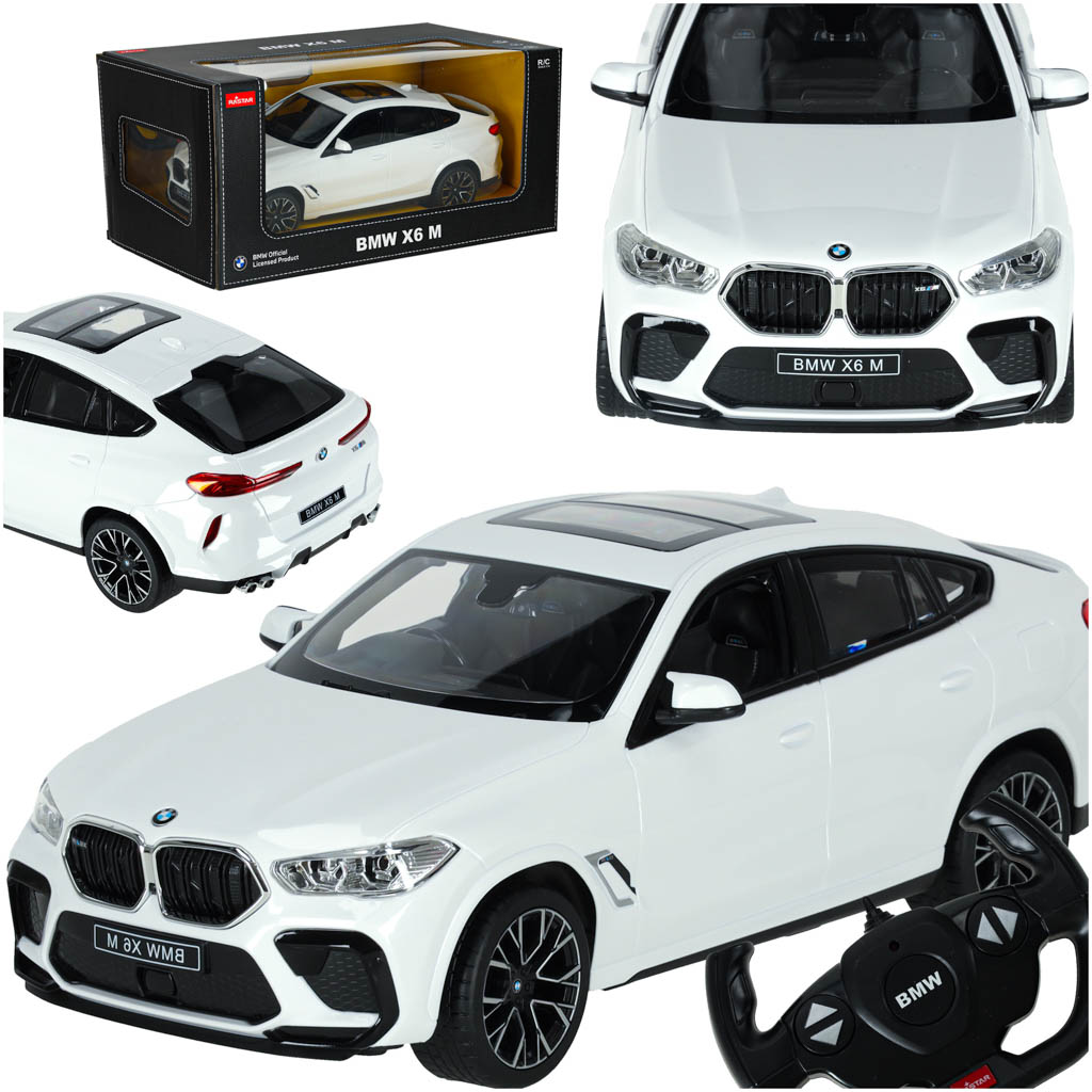 RC auto Rastar 99200 BMW X6 M 1:14 biele