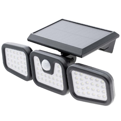 Reflektor 74LED solárny so senzorom pohybu  15W 450lm IP65