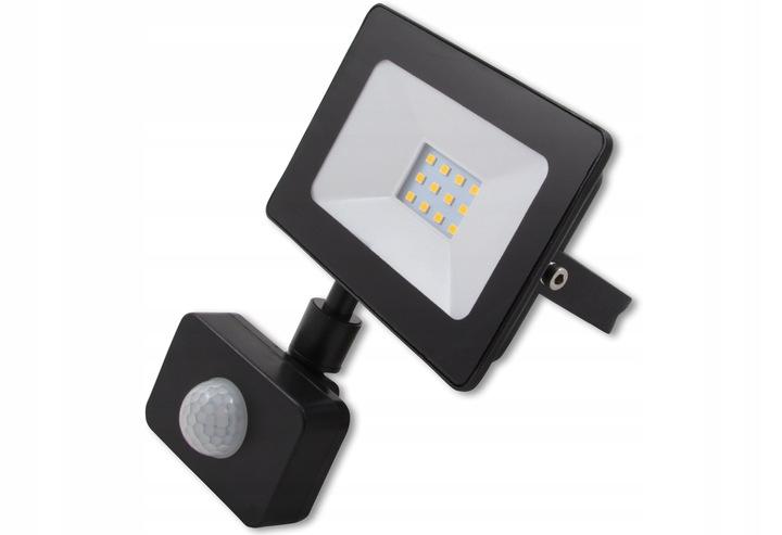 Reflektor slim LED 10W s pir čidlom