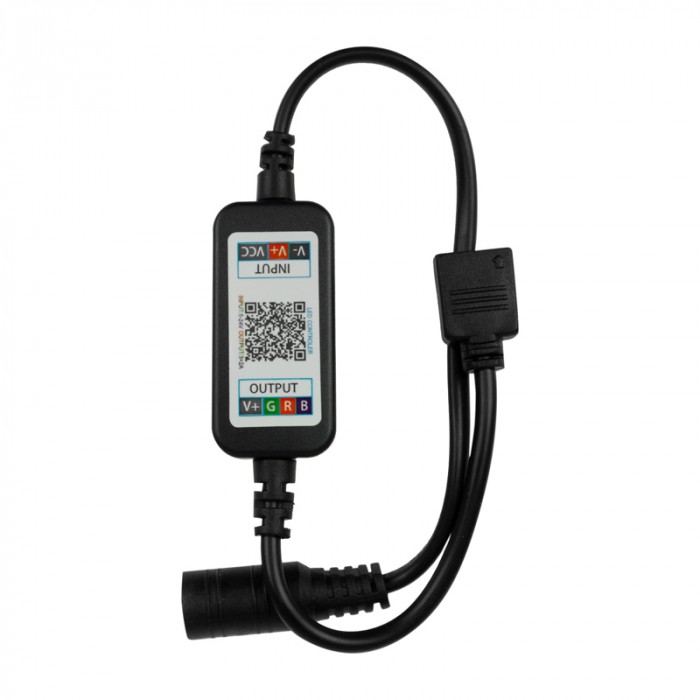 RGB Bluetooth LED ovládač 6A 72W 5V-12V