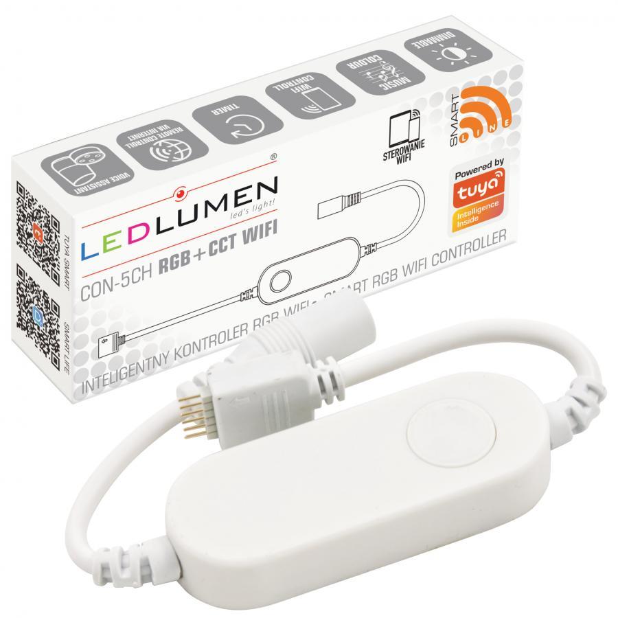 RGB+CCT WIFI OVLÁDAČ TUYA - CON-5CH