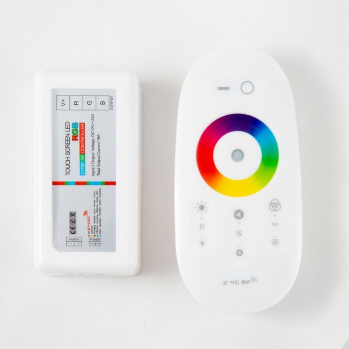RGB dotykový ovládač RF 18A 216W 12-24V DC