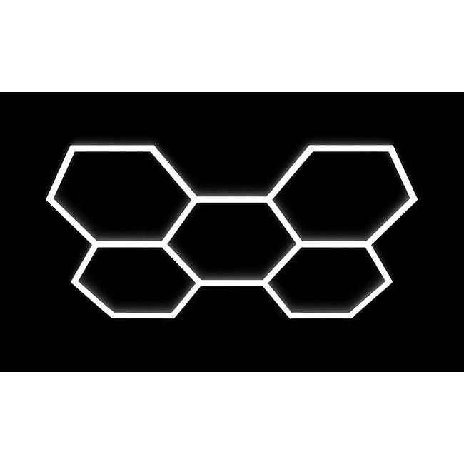 Hexagon 5S LED lampa 192W 168x238cm sada 6500K