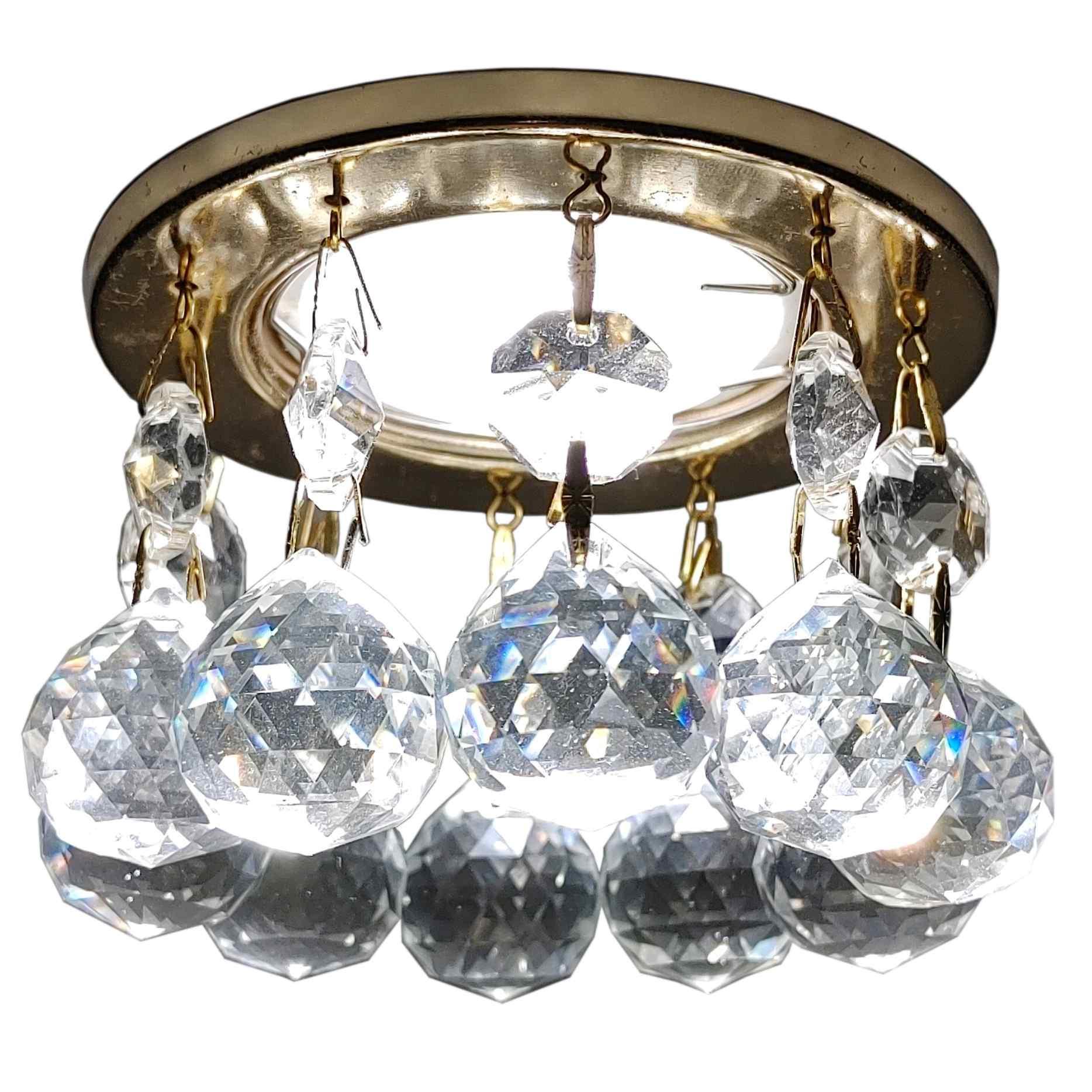 Sklenené halogénové svietidlo Crystal GU10 C5302-4