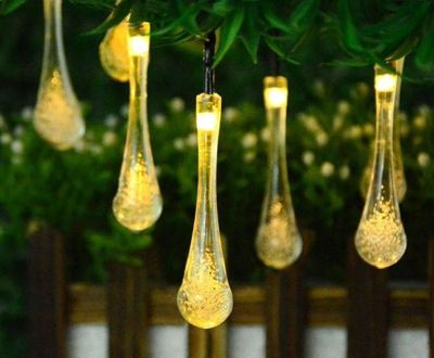 Solárna girlanda 20 LED 4,9m