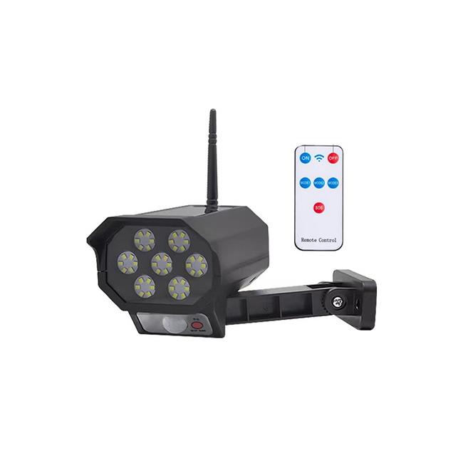 Solárna lampa atrapa kamery s PIR senzorom a diaľkovým ovládaním