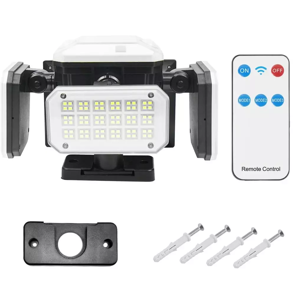 Solárna lampa LD-296LED-BLACK