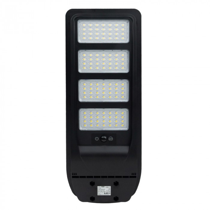 Solárna pouličná LED lampa 200W 2000lm 4000K neutrálna biela IP65