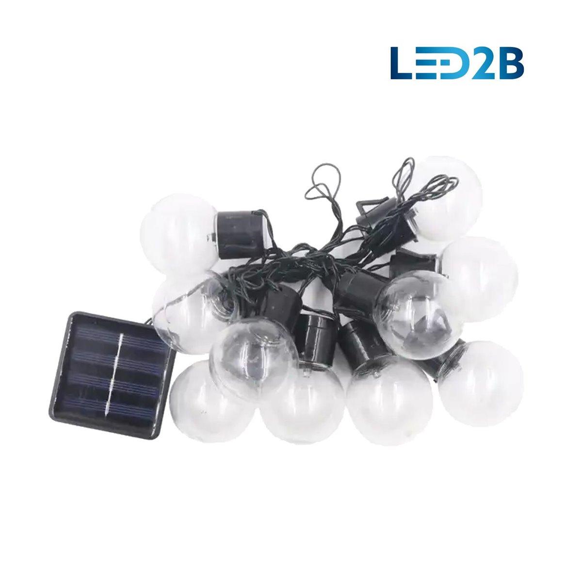 Solárna reťaz STARLIGHT 10 LED 6000K LED2B