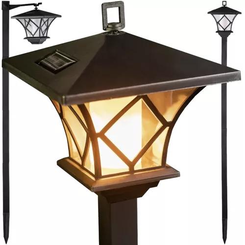Solárna záhradná lampa Gardlov 155cm
