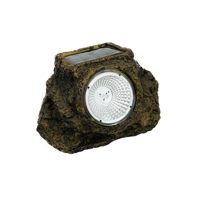 Solárne záhradné LED svietidlo kameň 14,5 cm