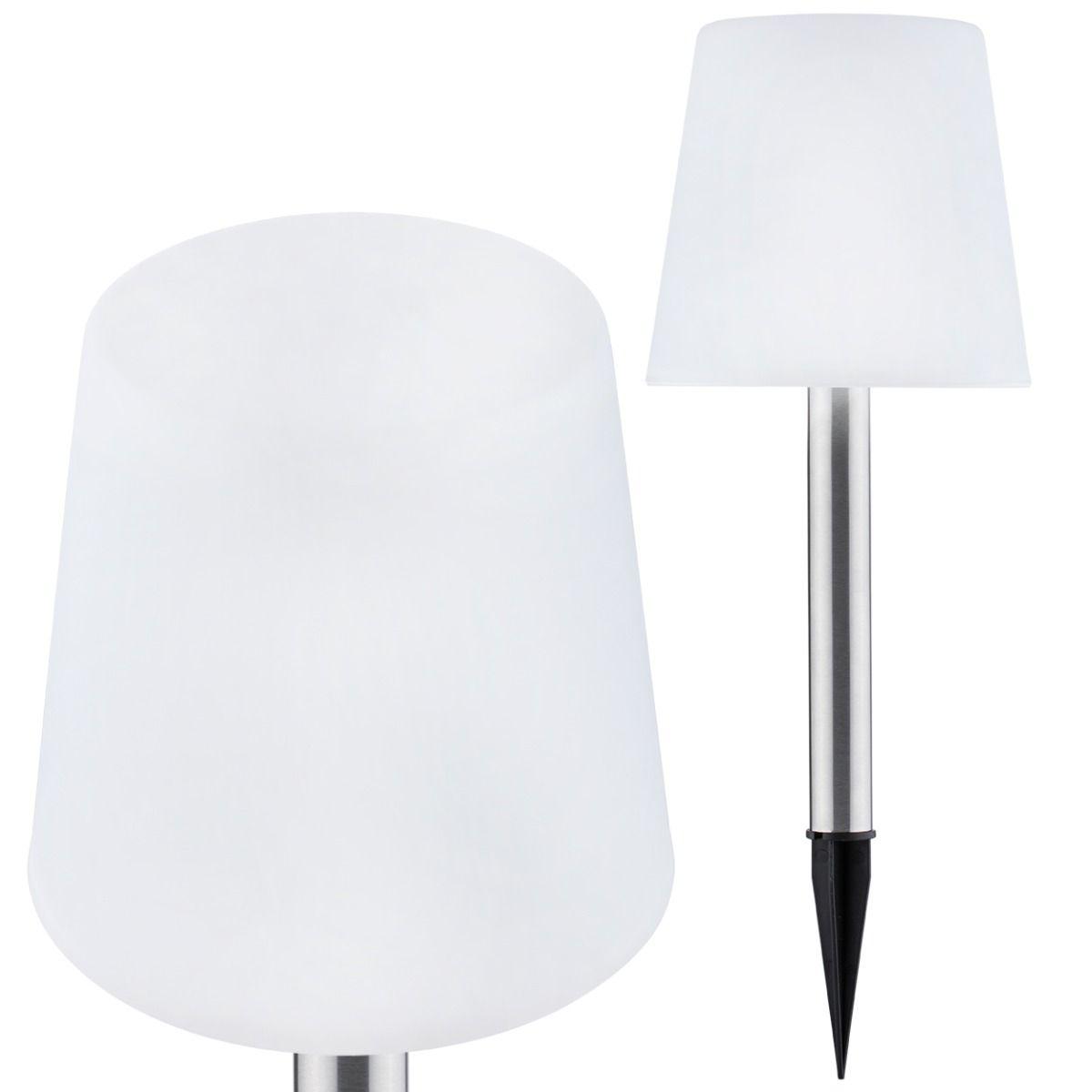 Solárne záhradné LED svietidlo RUMBA 41cm 4000K neutrálna biela