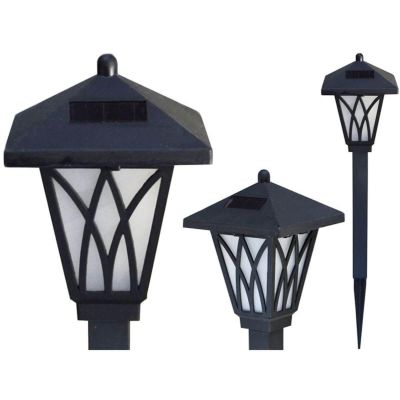 Solárne záhradné svietidlo LED IP44 27 CM súmrak senzor