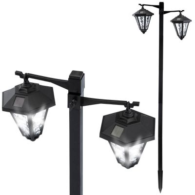 Solárny LED lampáš 137CM 6000K