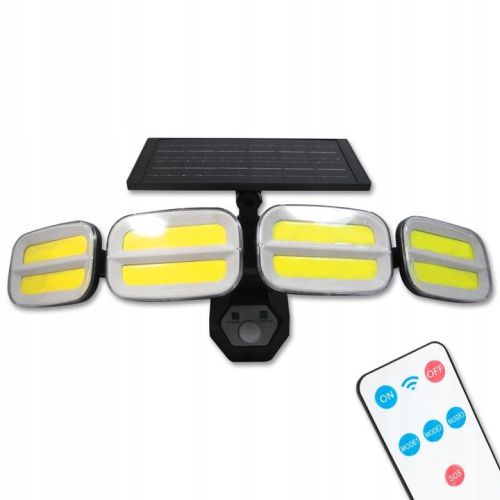 Solárny LED reflektor 20W + PIR