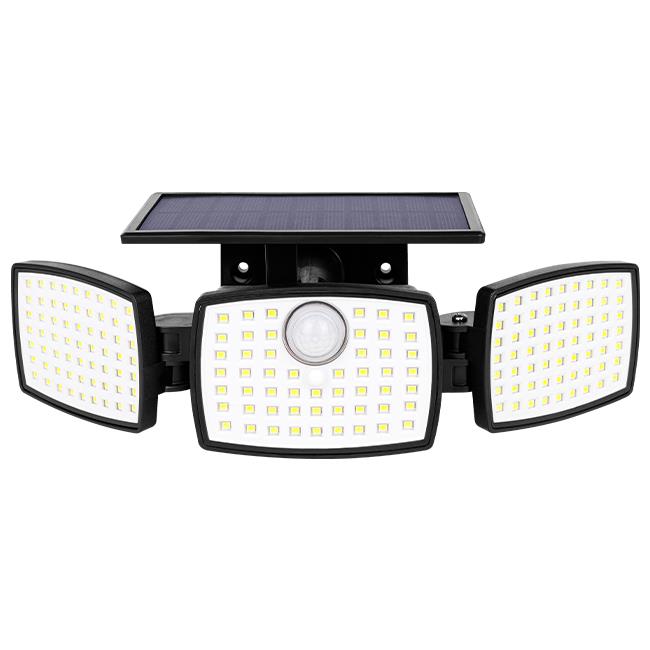 Solárny LED reflektor 5W 500lm 6500K studená biela IP44 s PIR senzorom