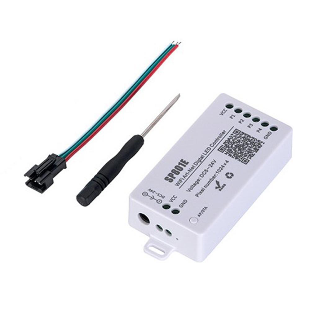 SPERLL SP801E PIXEL AUX kontrolér pre digitálne LED pásy (Art-Net, WiFi + Bluetooth)