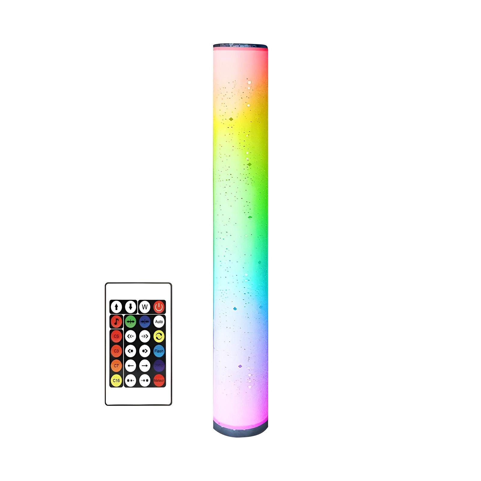 STELLA LED stojaca lampa 12W RGB s hudobným diaľkovým ovládaním – Goldlux (Polux)