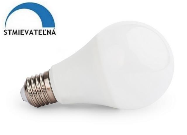 STMIEVATEĽNÁ LED ŽIAROVKA 12W STUDENÁ BIELA E27