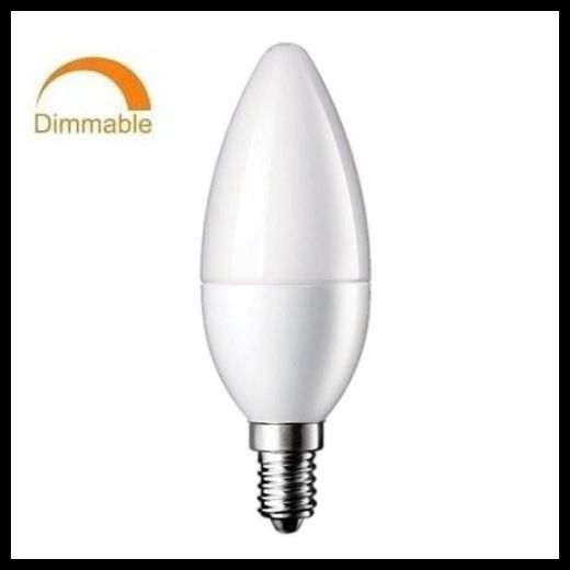 Stmievateľná LED žiarovka 6W E14 sviečka