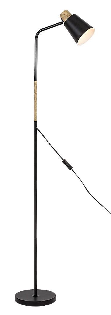 Stojaca lampa E27 Black Industrial Azim Rabalux