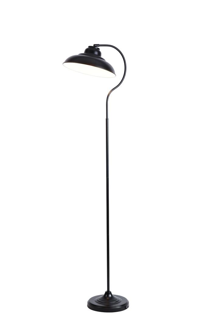 Stojaca lampa E27 Black Industrial Dragan Rabalux