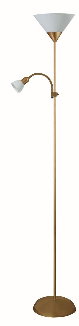 Stojaca lampa E27 Brown Classic Action 4065 Rabalux
