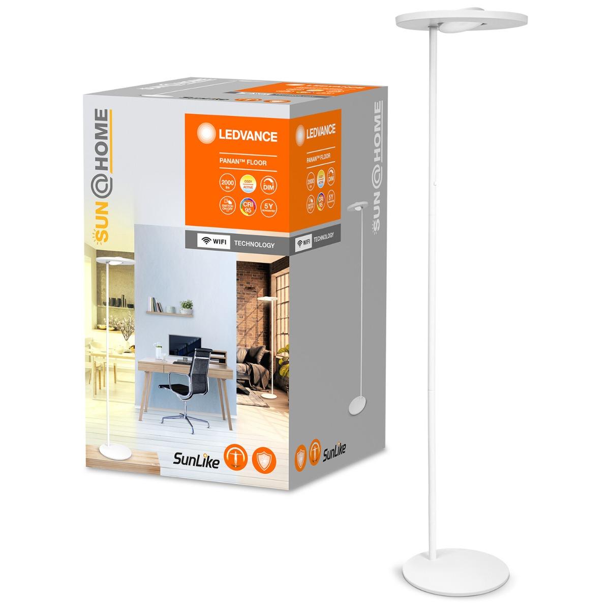 Stojaca lampa LED 41W CCT biela SUN@Home PANAN Ledvance