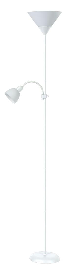 Stojaca stojaca lampa E27 biela Classic Action 4061 Rabalux
