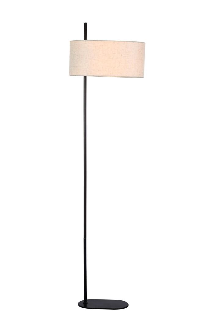 Stojaca stojaca lampa E27 čierna škandinávska Narmin Rabalux