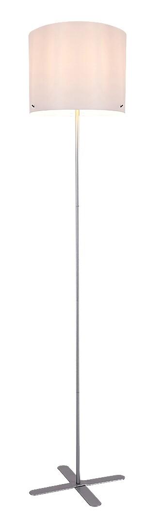 Stojaca stojaca lampa E27 Silver Modern Izander Rabalux