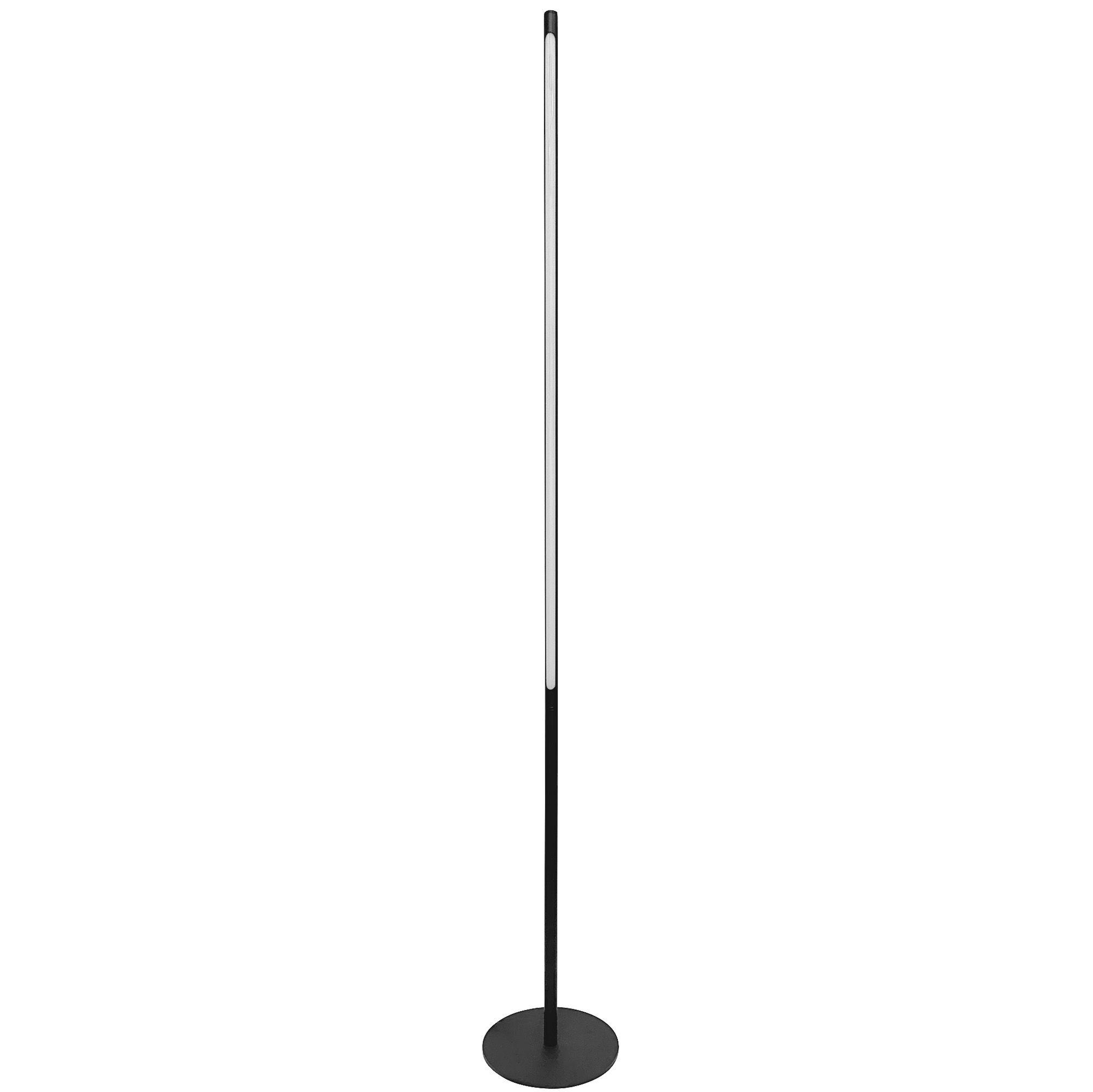 Stojaca lampa APP1415-F Black – moderné kovové svietidlo z kovu a skla