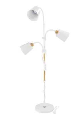 Stojacia lampa biela LOFT 3xE27 – moderné osvetlenie