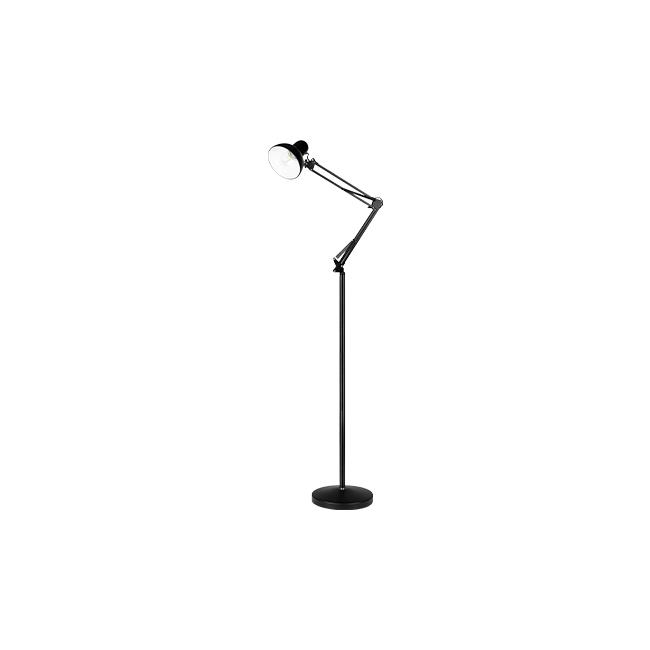 Stojacia lampa Lena 185 cm čierna – s päticou E27
