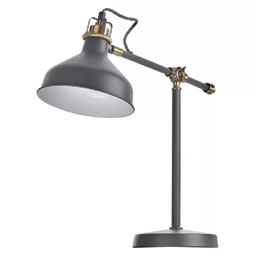 Stolná lampa HARRY, tmavo šedá