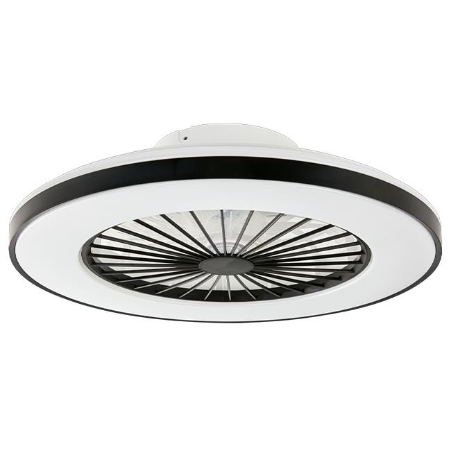 Stropné svietidlo Kleo LED 36W + 15W 3CCT ventilátor 50cm čierne