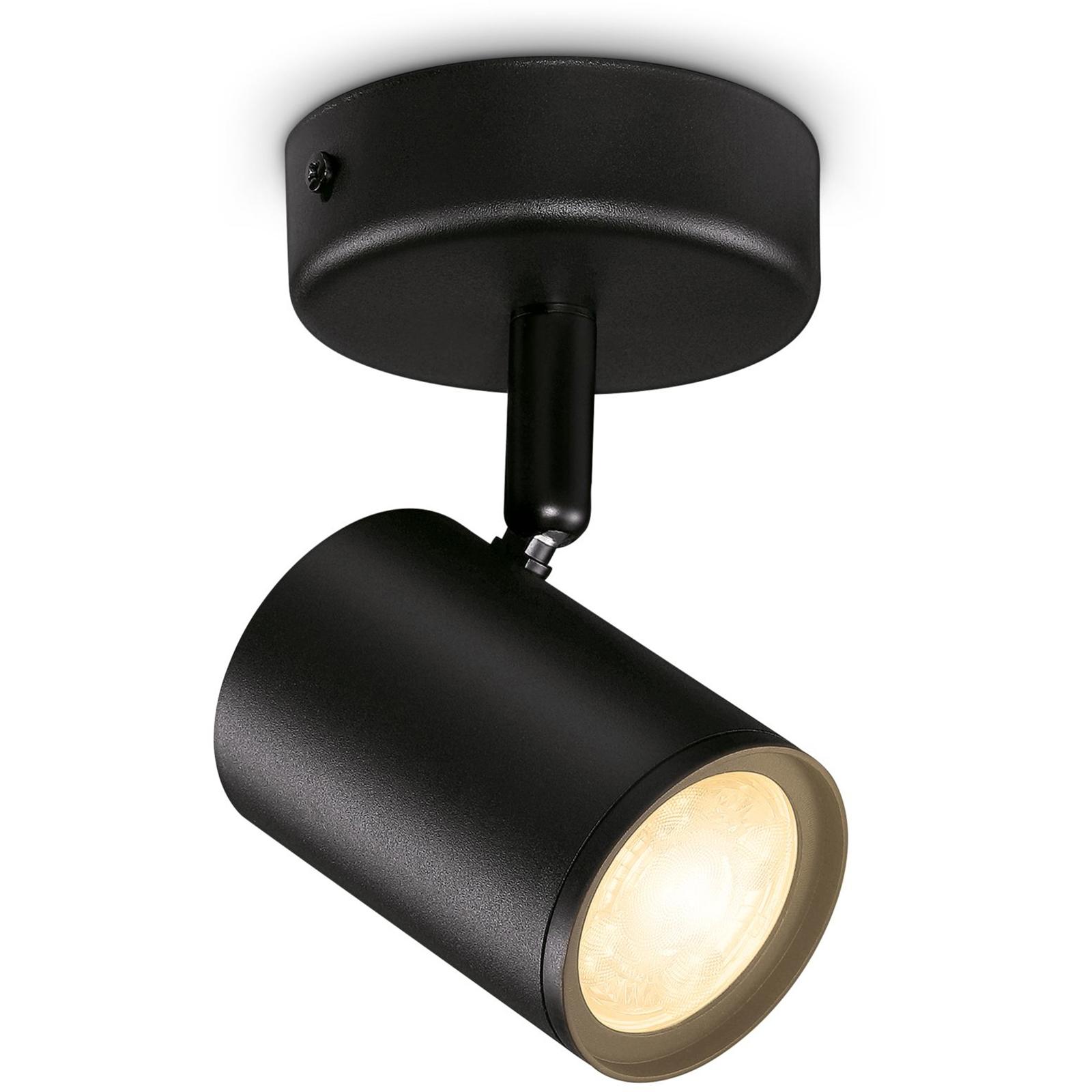 LED stropné svietidlo SPOT RACK 5W 2700–6500K SMART WiFi WiZ – čierne
