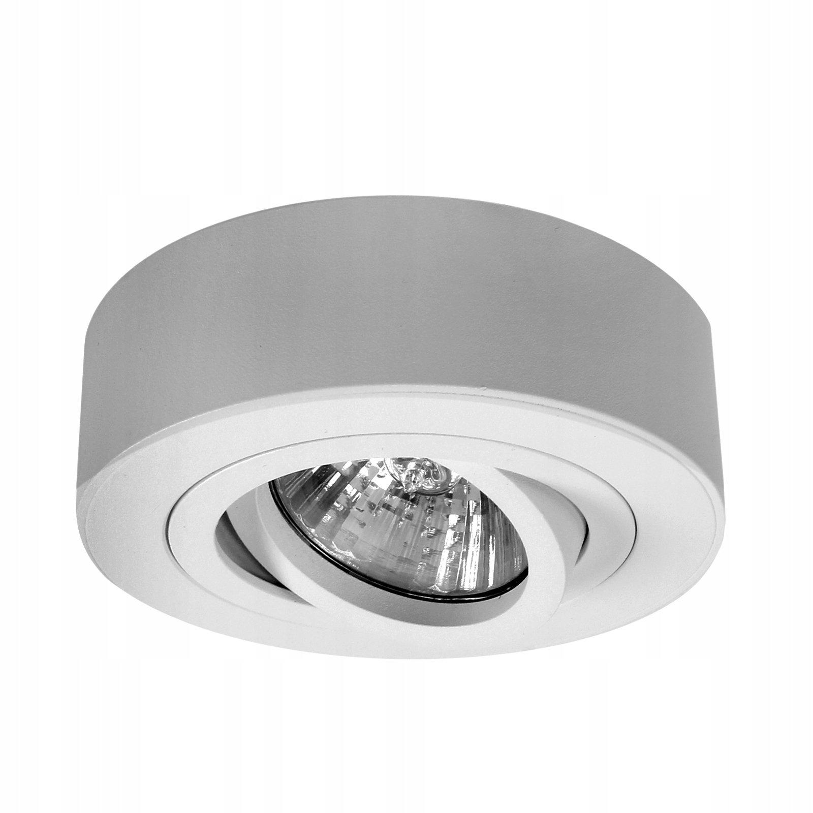 Stropné zapustené svietidlo ø98x30mm GU10 – biela matná